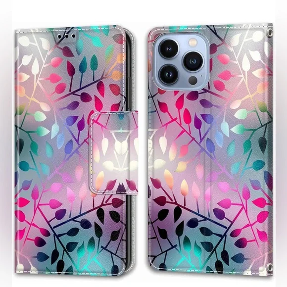 New KENHONER Case for iPhone 13 Pro Max Wallet Case, - Picture 3 of 7